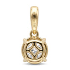 Luxuriant - 9K Yellow Gold SGL Certified Lab Grown Diamond (SI/G-H) Solitaire Pendant 1.00 Ct._8623187_4