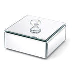 Patterned Jewellery Box (Size 10x10x4 cm) - Silver_8623574