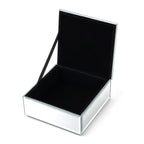 Patterned Jewellery Box (Size 10x10x4 cm) - Silver_8623574_2