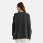 La Marey Relaxed Fit Sweatshirt with Side Pocket (Size S/M, 8-14) - Grey_8623631_1