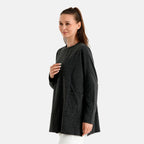 La Marey Relaxed Fit Sweatshirt with Side Pocket (Size S/M, 8-14) - Grey_8623631_2