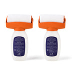 Livmore Set of 2 Anti-Slip Rug & Carpet Gel Coatings with Application Brush (2 x 300g) - Orange & White_8623763_3