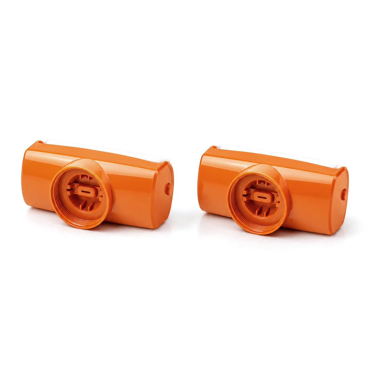 Livmore Set of 2 Anti-Slip Floor Gel Coatings with Application Brush (2 x 300g) - Orange &amp; White 8623763 7