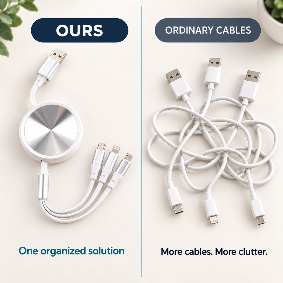 Cable, Charger and Adapter - White 8624644 2