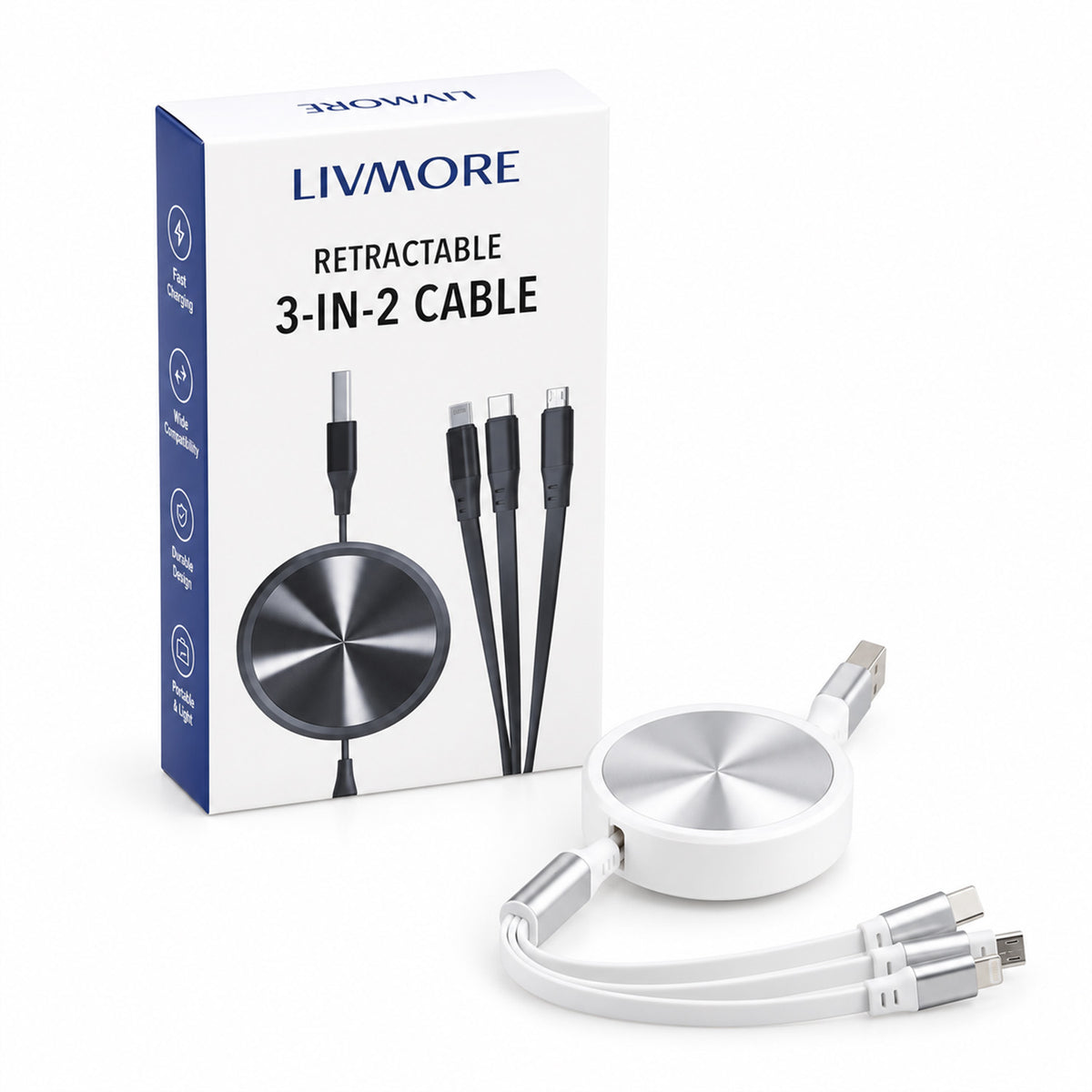Cable, Charger and Adapter - White 8624644 6