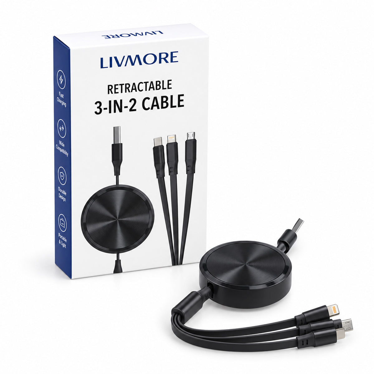 Cable, Charger and Adapter - Black 8624645 6