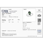 Luxuriant 10K White Gold VS Lab Grown Green Diamond EF, VS Solitaire Ring, Gold Wt.2.23 Gms  2.000  Ct._8624672_6