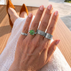 Luxuriant 10K White Gold VS Lab Grown Green Diamond EF, VS Solitaire Ring, Gold Wt.2.14 Gms  2.000  Ct._8624687_2