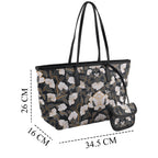 PU Patterned Tote Bag (Size 34x14x26 ) - Black_8625198_6