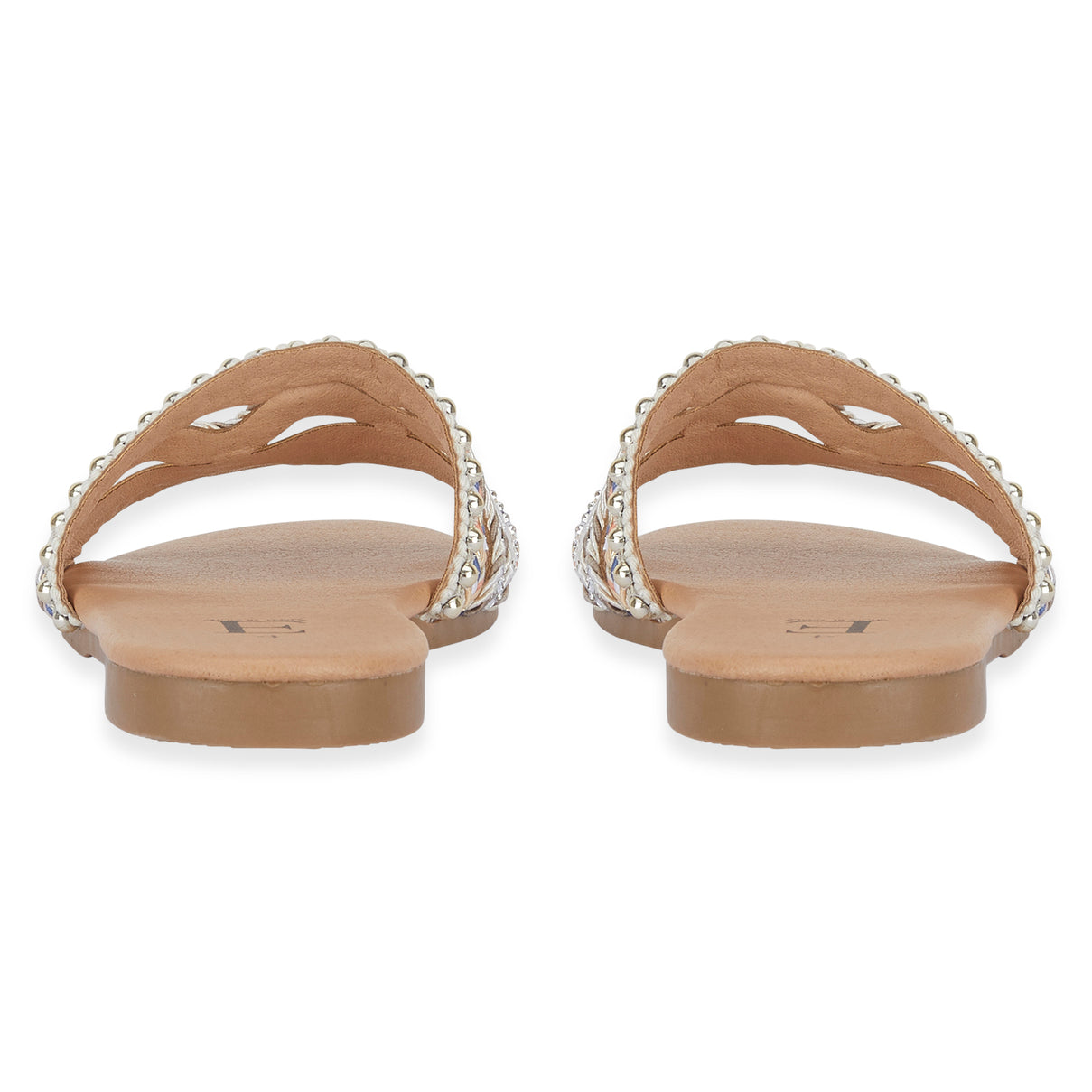 Gypsy Ladies Beaded Boho Band Open Casual Flat Sandals (Size 6) - Sand V32514266 2