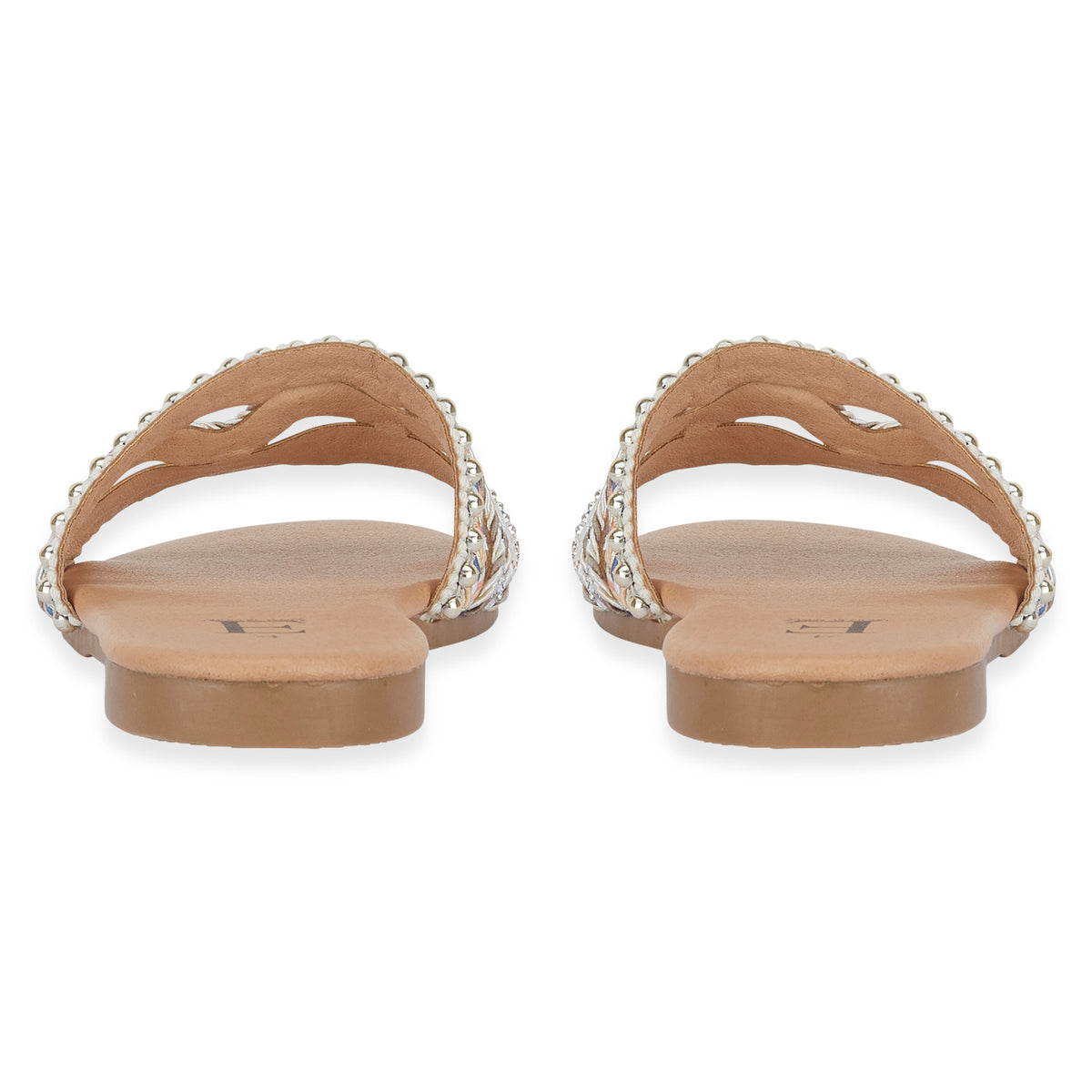 Gypsy Ladies Beaded Boho Band Open Casual Flat Sandals (Size 8) - Sand V32513110 2