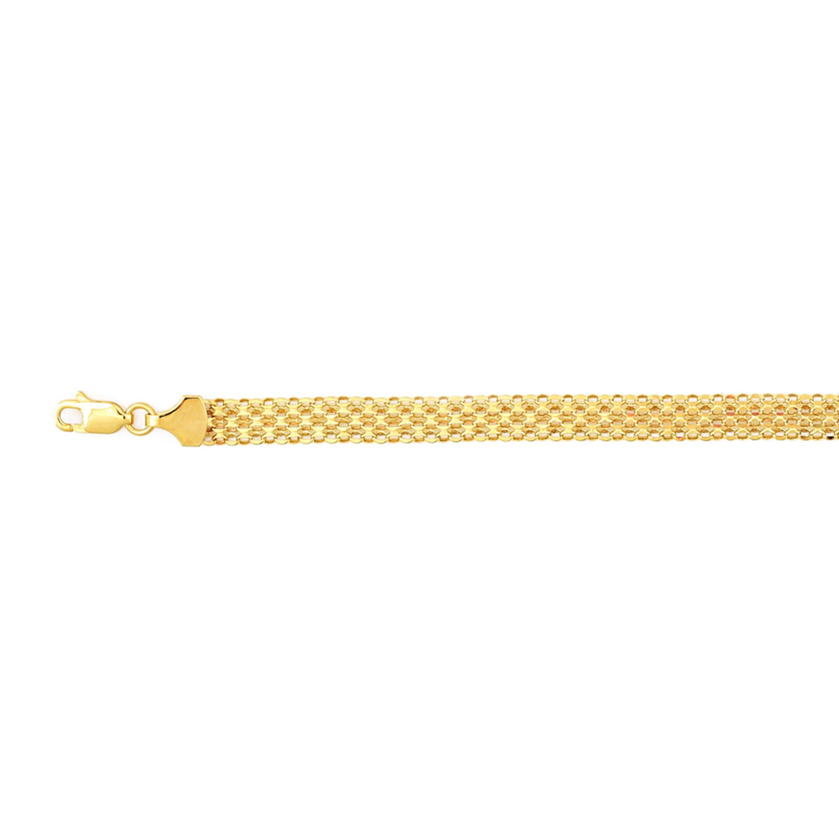 9K Yellow Gold Bismark Bracelet (Size - 8) with Lobster Clasp 8626580 0
