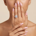 Luxuriant - Lab Grown Diamond (SI/G-H) Ring in Rhodium Overlay Sterling Silver 2.00 Ct._8626596_2