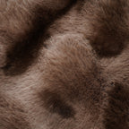 LIVMORE Soft Bubble Tie-Dye Faux Fur Rug with Foam Base (100 x 180cm) - Brown_8626885_3