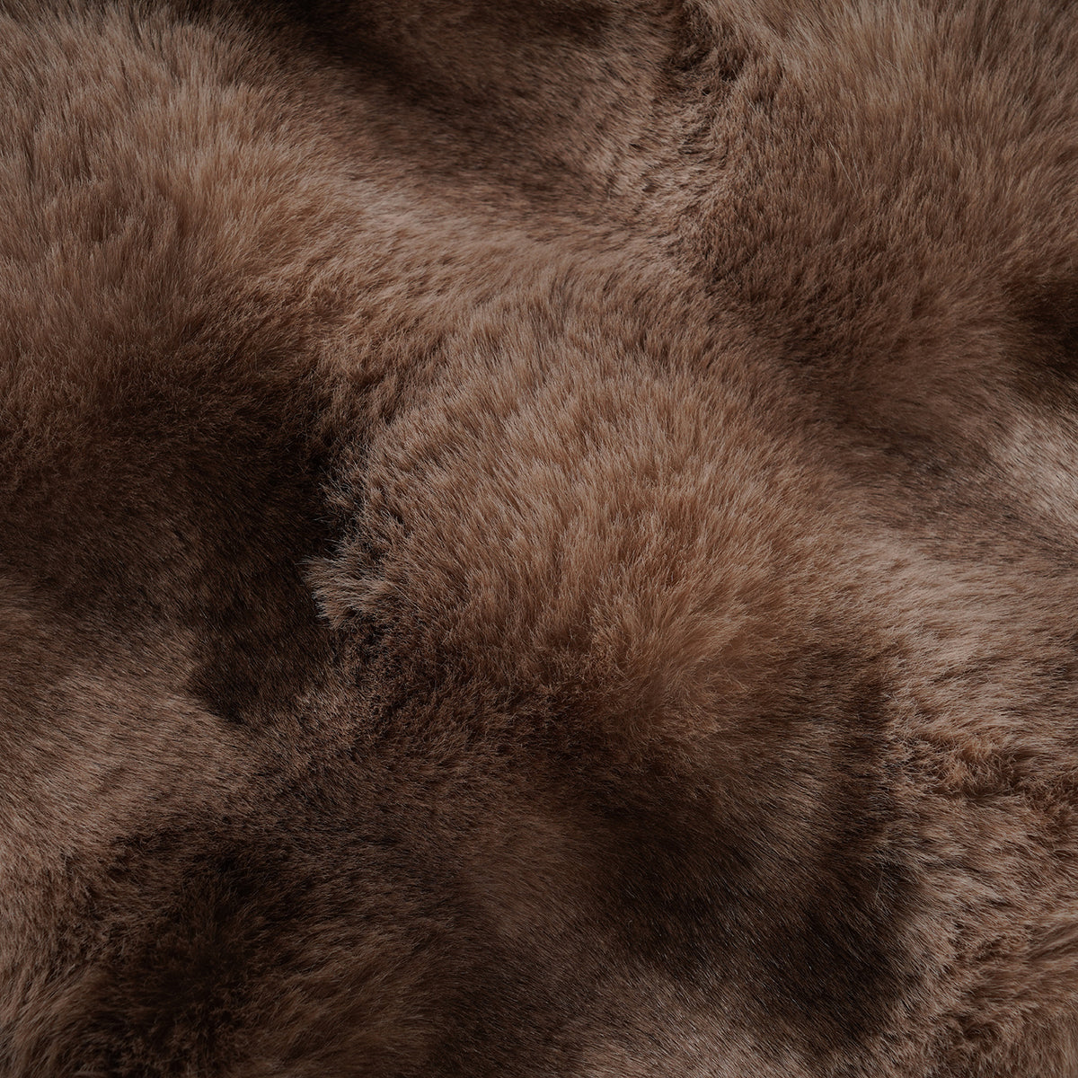 LIVMORE Soft Bubble Tie-Dye Faux Fur Runner Rug with Foam Base (60 x 180cm) - Brown 8626887 3
