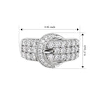 EverTrue White Zircon Fancy Ring Pure Yellow Brass  1.352  Ct._8627494_4
