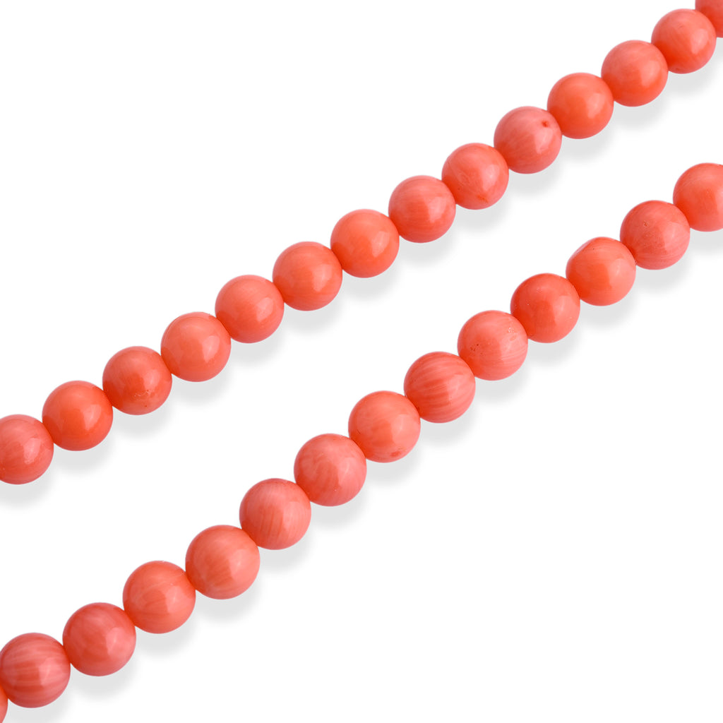 Bamboo Coral  Necklace (Size - 20) in Yellow Gold Plated Sterling Silver with Magnetic Lock_8627510_2