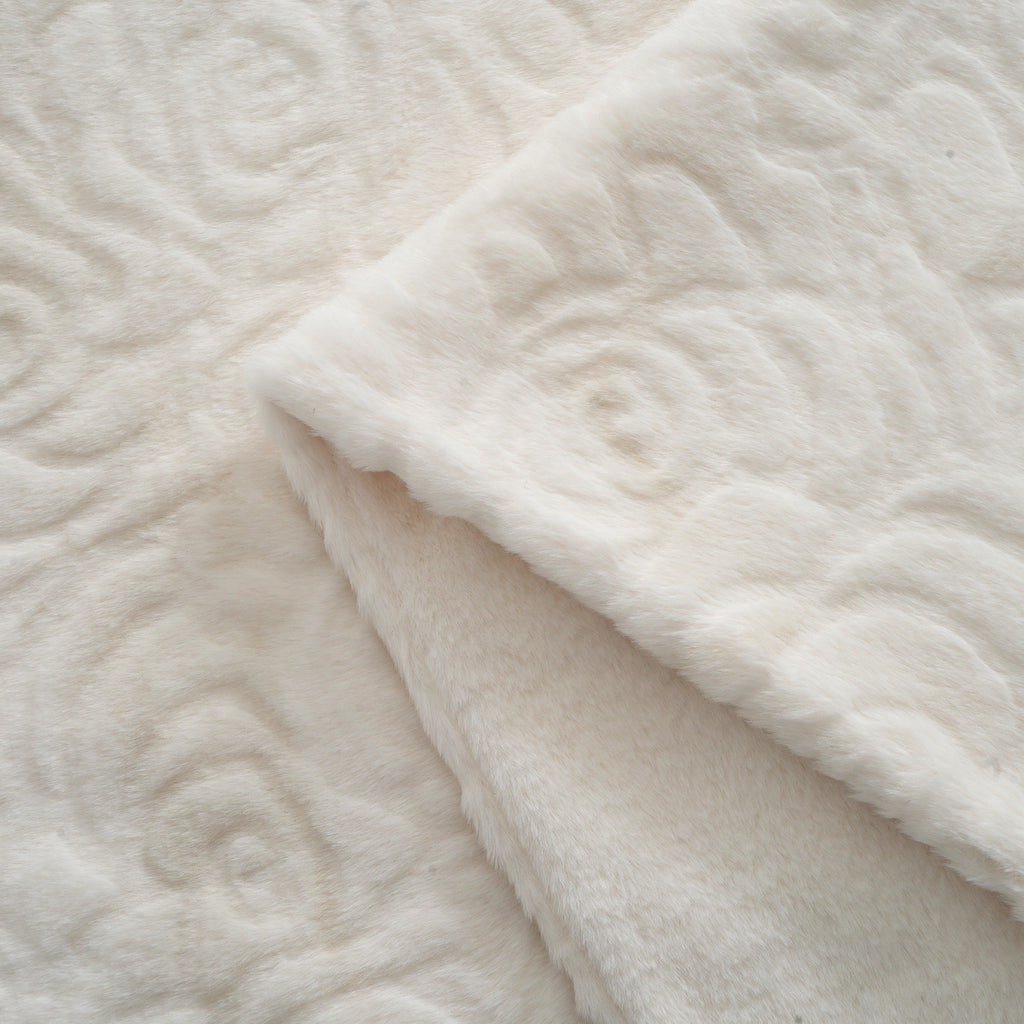 LIVMORE Patterned Blanket (Size 180x1 cm) - White_8627537_3