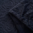 LIVMORE Patterned Blanket (Size 180x1 cm) - Navy_8627549_3
