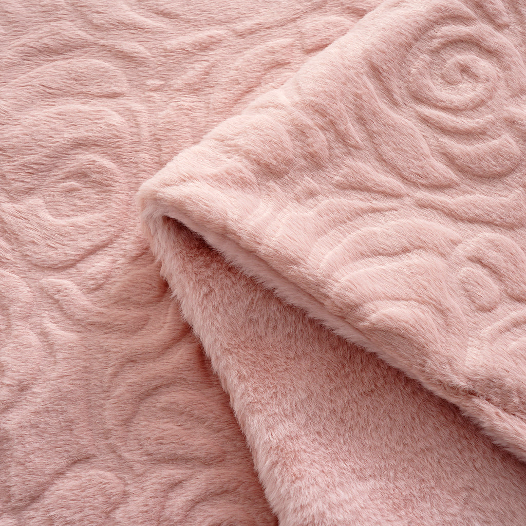 LIVMORE Patterned Blanket (Size 180x1 cm) - Pink_8627550_3