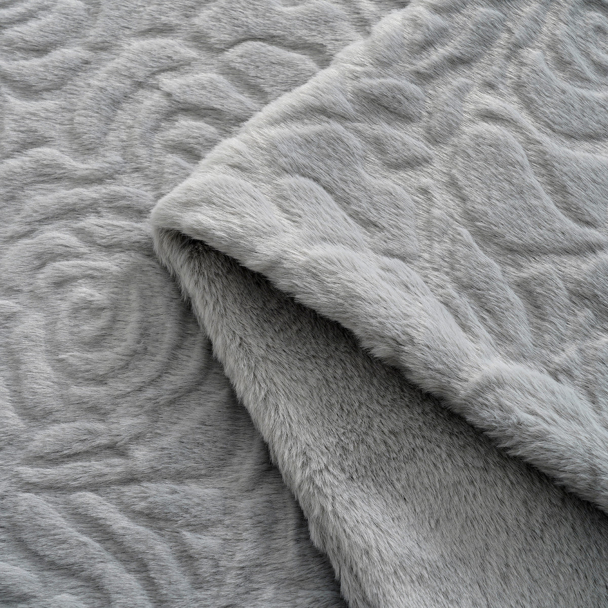 LIVMORE Patterned Blanket (Size 180x1 cm) - Silver Grey 8627551 3