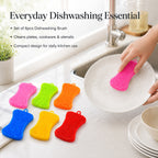 LIVMORE Set of 6 Multi-Functional Kitchen Dishwashing & Pot Scrubbing Brushes_8627579_1