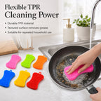 LIVMORE Set of 6 Multi-Functional Kitchen Dishwashing & Pot Scrubbing Brushes_8627579_2