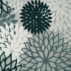 LIVMORE Patterned Blanket (Size 200x1 cm) - Dark Green_8627889_1