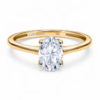 Luxuriant 9K Yellow Gold VS Lab Grown Diamond EF, VS Solitaire Diamond Ring, Gold Wt.2 Gms  1.008  Ct._8628567