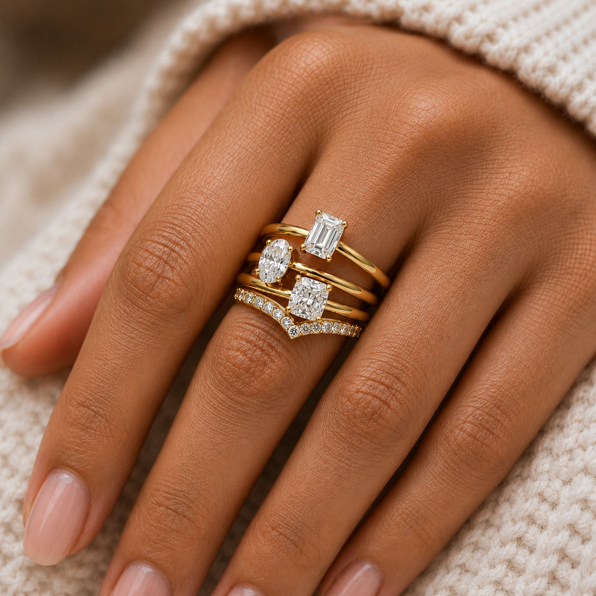 LUXURIANT 1 Ct. Lab Grown Diamond Solitaire Ring in 9K Yellow Gold SGL Certified (VS/G-H) 8628567 5