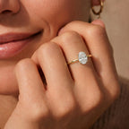 Luxuriant 9K Yellow Gold VS Lab Grown Diamond EF, VS Solitaire Diamond Ring, Gold Wt.2 Gms  1.008  Ct._8628567_5