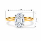 Luxuriant 9K Yellow Gold VS Lab Grown Diamond EF, VS Solitaire Diamond Ring, Gold Wt.2 Gms  1.008  Ct._8628567_6