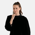 La Marey Patterned Blouse (Size - XL) - Black_8628664_7