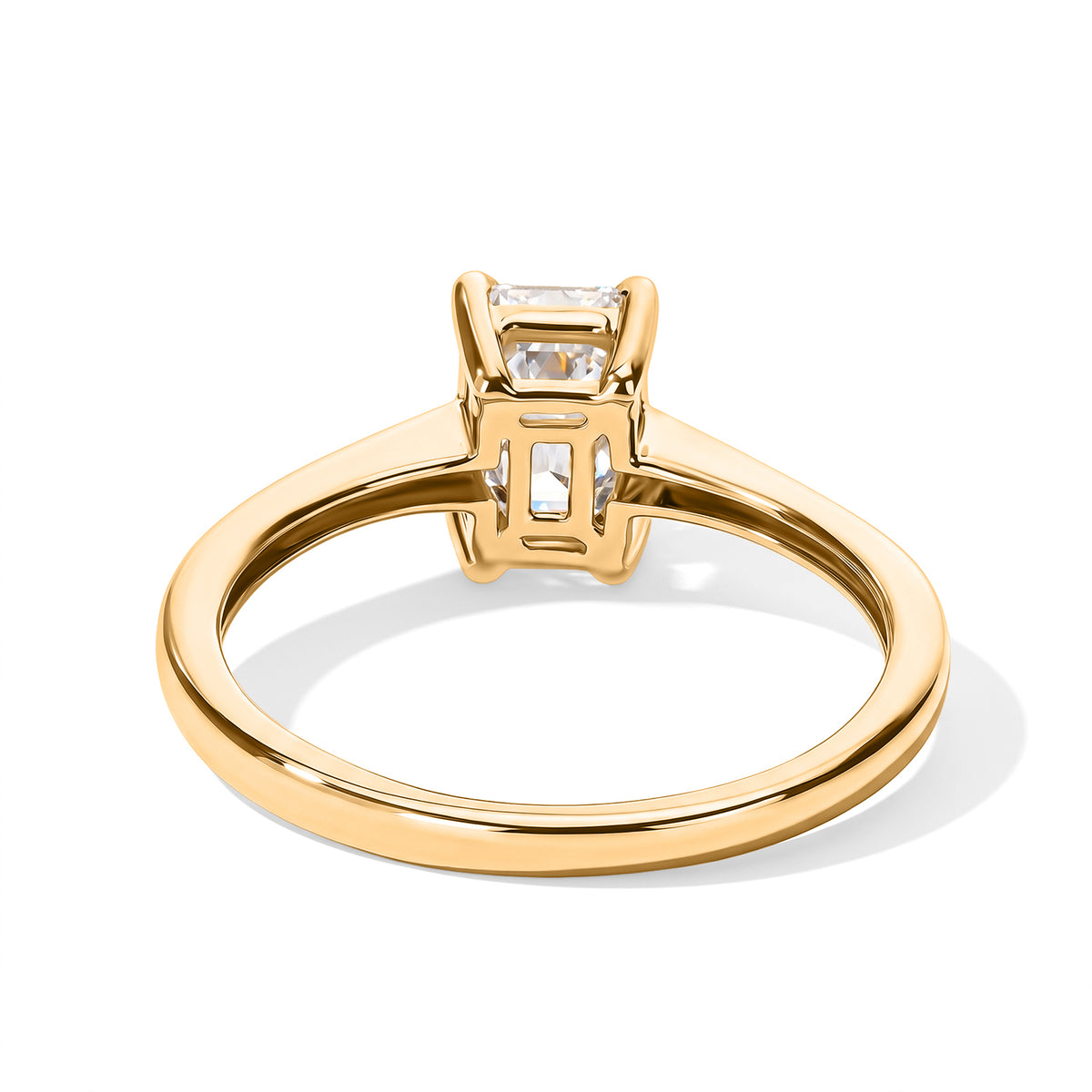 Luxuriant - 9K Yellow Gold SGL Certified Lab Grown Diamond (VS/E-F) Solitaire Ring 1.00 Ct. 8628689 3