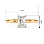 Luxuriant 9K Yellow Gold VS Lab Grown Diamond EF, VS Solitaire Diamond Ring, Gold Wt.2 Gms  1.010  Ct._8628689_4