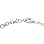 D'Joy Colour Change Garnet, Moissanite Cluster Bracelet (Size - 7.25) in Rhodium OverlaySterling Silver, Silver Wt.5.42 Gms  9.600  Ct._8628820_3