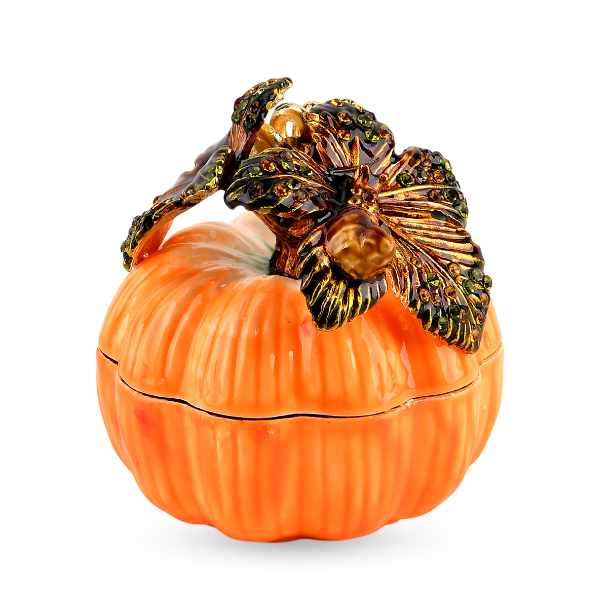 LIVMORE Pumpkin Jewellery Box (Size 5x6x1 cm) - Yellow 8628836 2