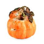 LIVMORE Pumpkin Jewellery Box (Size 5x6x1 cm) - Yellow_8628836_3