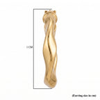 Royal Bali Collection - 9K Yellow Gold Twisted Hoop Earring with Clasp_8629431_6