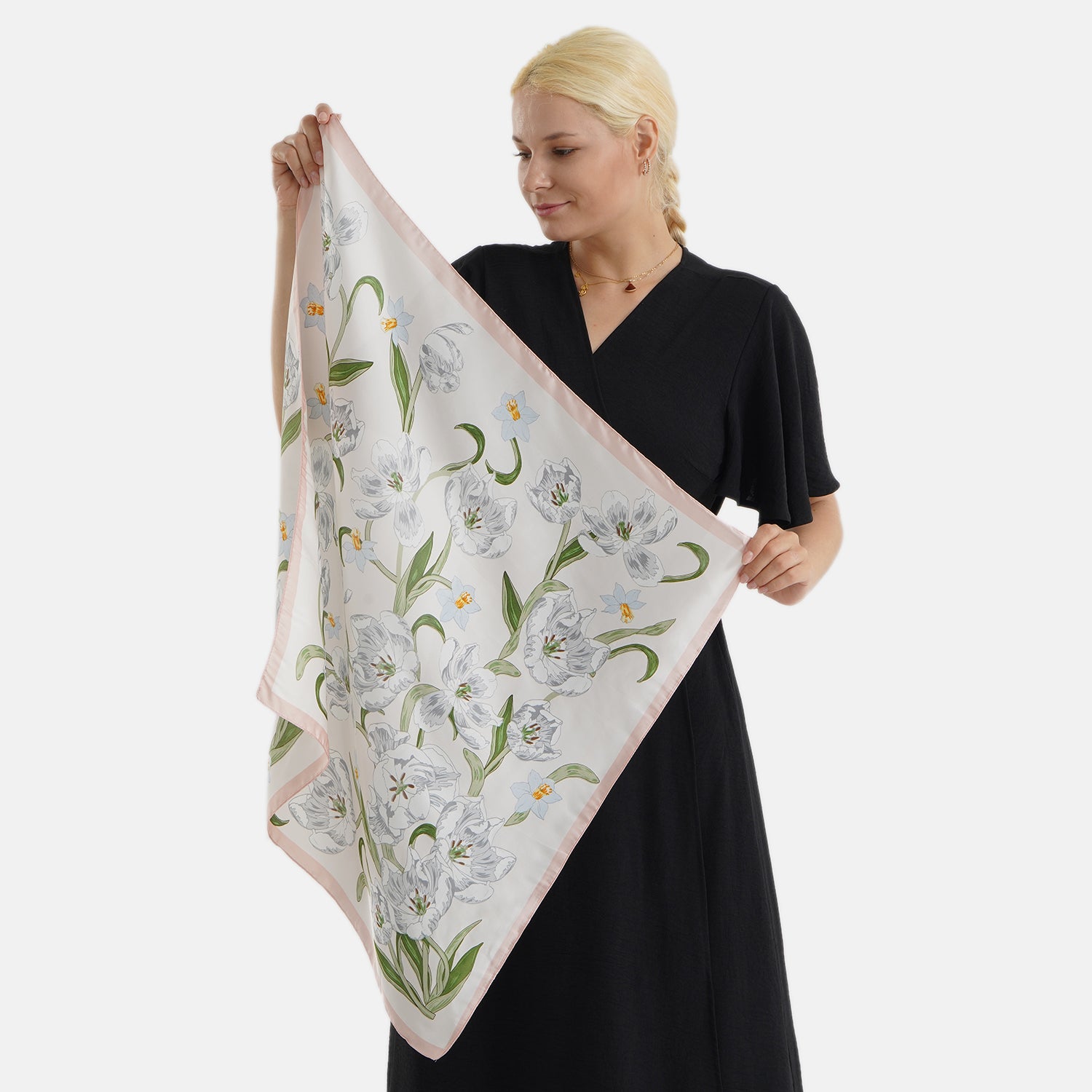 Pack of 2 - Printed Square Scarves 8629918 1