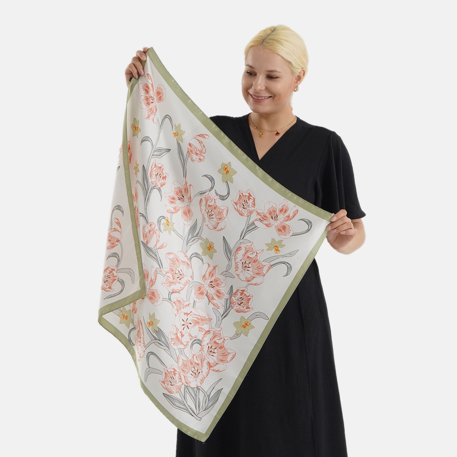 Pack of 2 - Printed Square Scarves 8629918 4