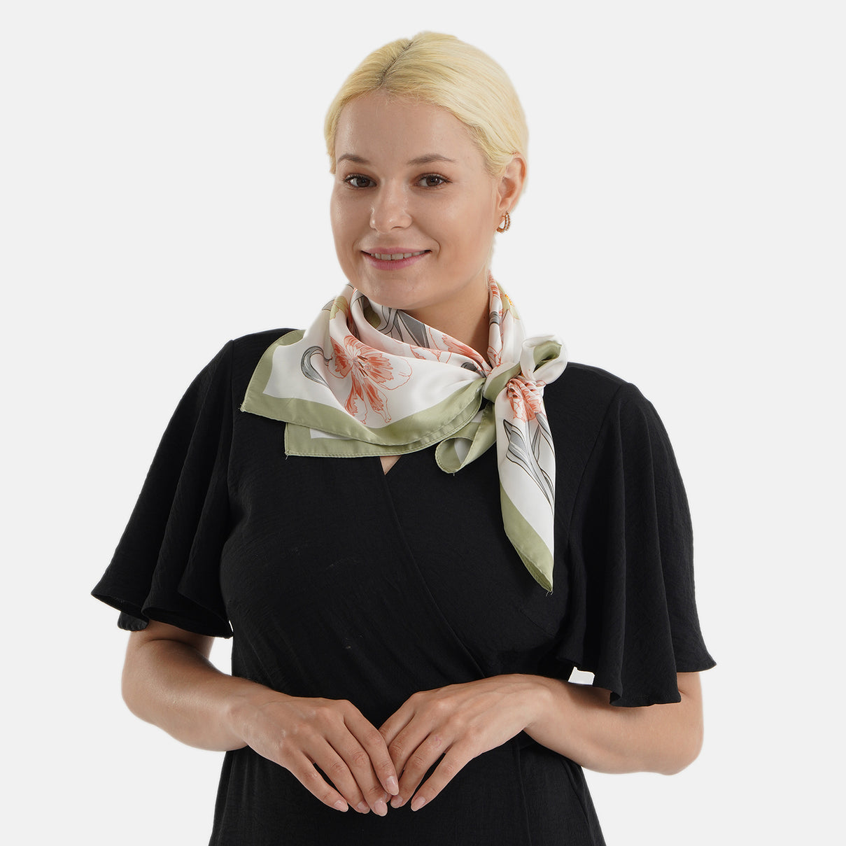Pack of 2 - Printed Square Scarves 8629918 6