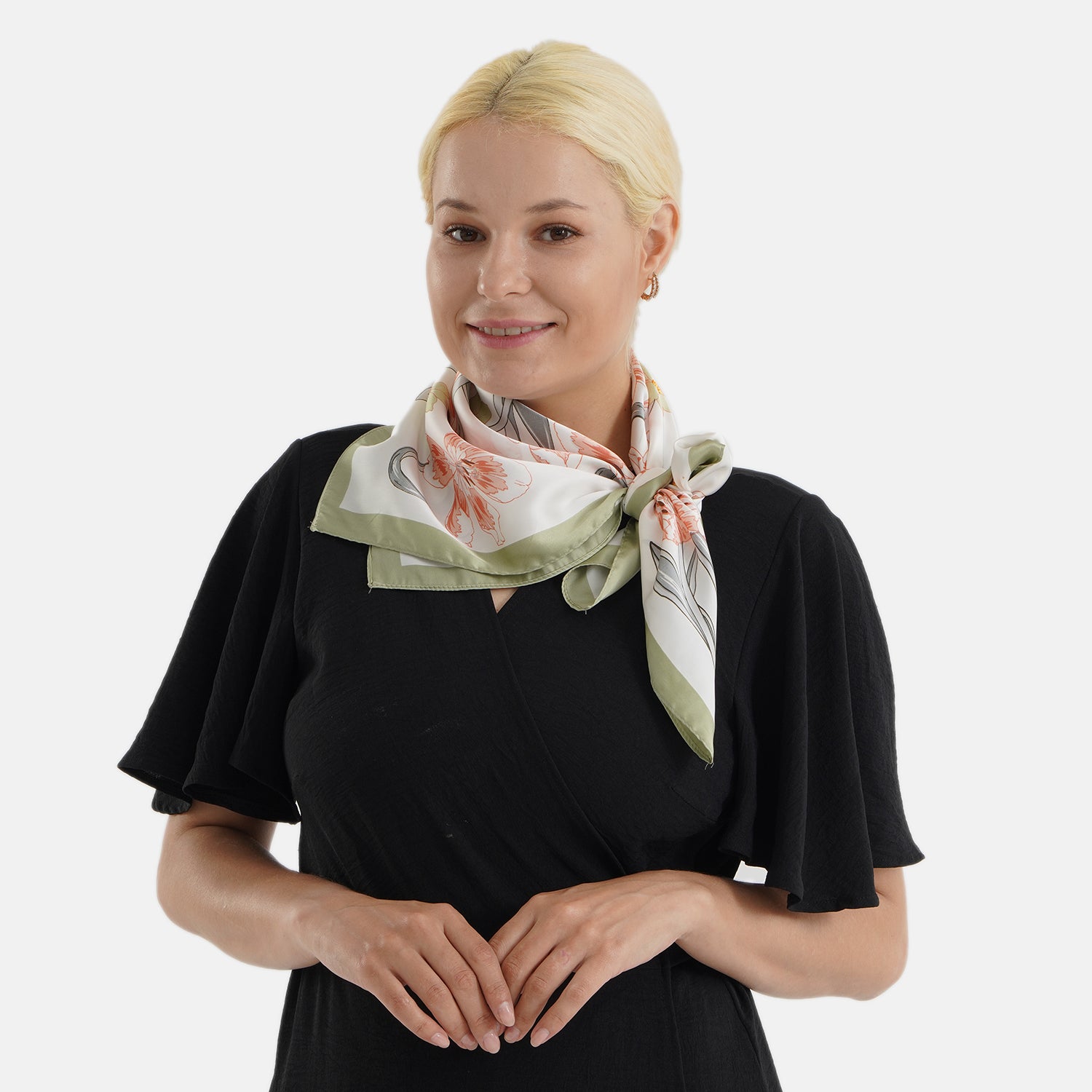 Pack of 2 - Printed Square Scarves 8629918 6