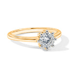 Luxuriant - Lab Grown Diamond (SI/G-H) Solitaire Ring in 18K Vermeil Yellow Gold Plated Sterling Silver 1.00 Ct._8630053