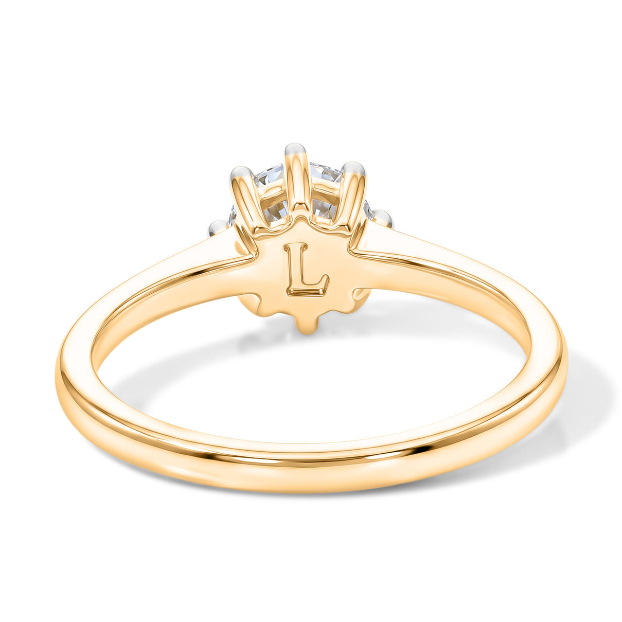 Luxuriant - Lab Grown Diamond (SI/G-H) Solitaire Ring in 18K Vermeil Yellow Gold Plated Sterling Silver 1.00 Ct. 8630053 5