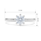 Luxuriant - Lab Grown Diamond (SI/G-H) Solitaire Ring in Rhodium Overlay Sterling Silver 1.00 Ct._8630094_5