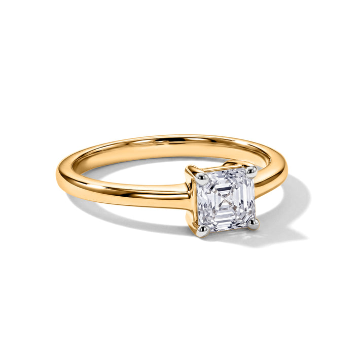 Luxuriant - Lab Grown Diamond (SI/G-H) Solitaire Ring in 18K Vermeil Yellow Gold Plated Sterling Silver 1.00 Ct. 8630106 1