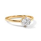 Luxuriant - Lab Grown Diamond (SI/G-H) Solitaire Ring in 18K Vermeil Yellow Gold Plated Sterling Silver 1.00 Ct._8630149