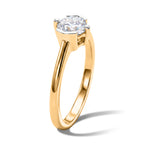 Luxuriant - Lab Grown Diamond (SI/G-H) Solitaire Ring in 18K Vermeil Yellow Gold Plated Sterling Silver 1.00 Ct._8630149_3