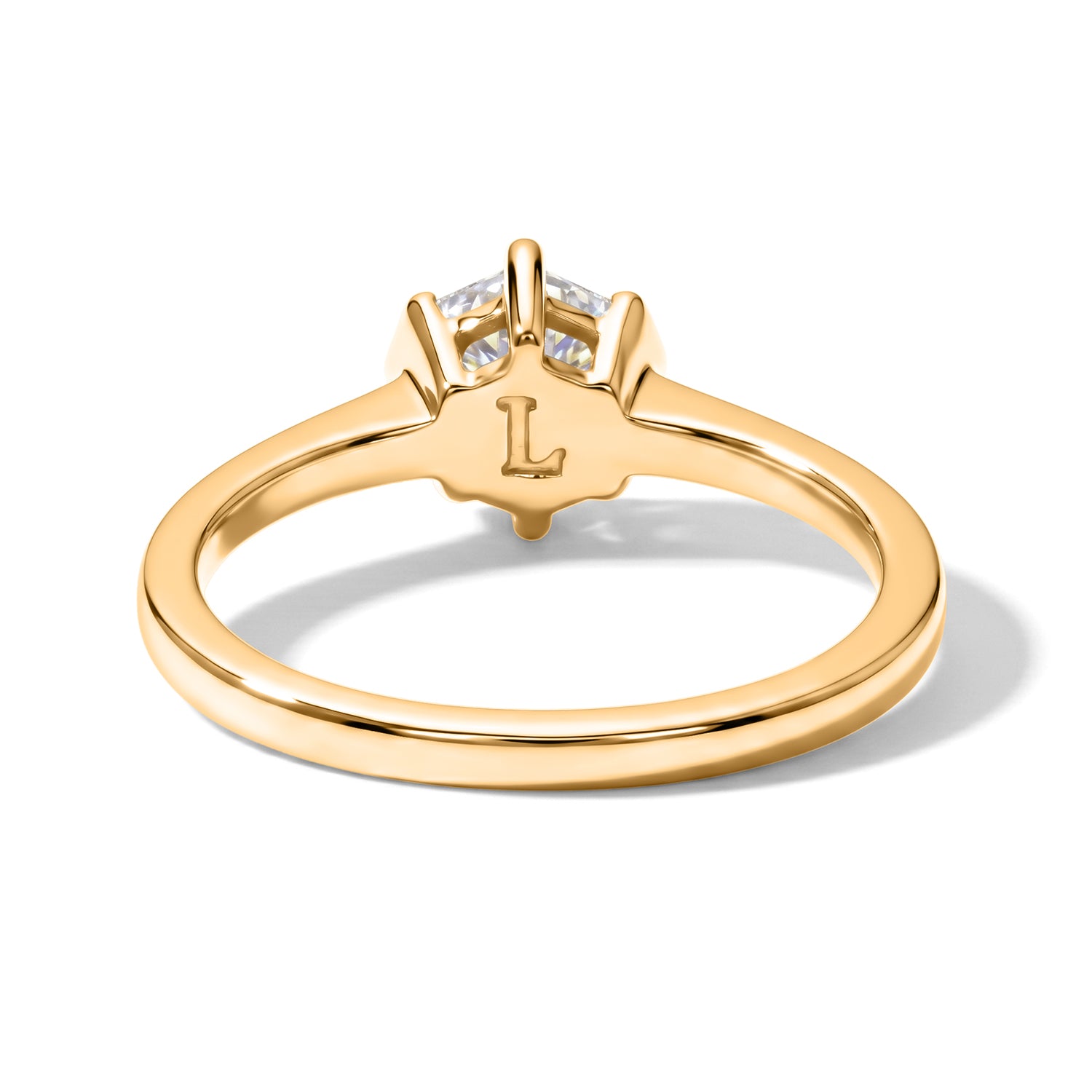 Luxuriant - Lab Grown Diamond (SI/G-H) Solitaire Ring in 18K Vermeil Yellow Gold Plated Sterling Silver 1.00 Ct. 8630149 5
